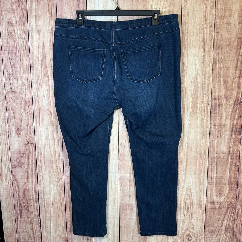 Kim Rogers Pull on Jeggings Jeans Size 16W High Rise Curvy Plus Stretch#156 - Picture 8 of 17